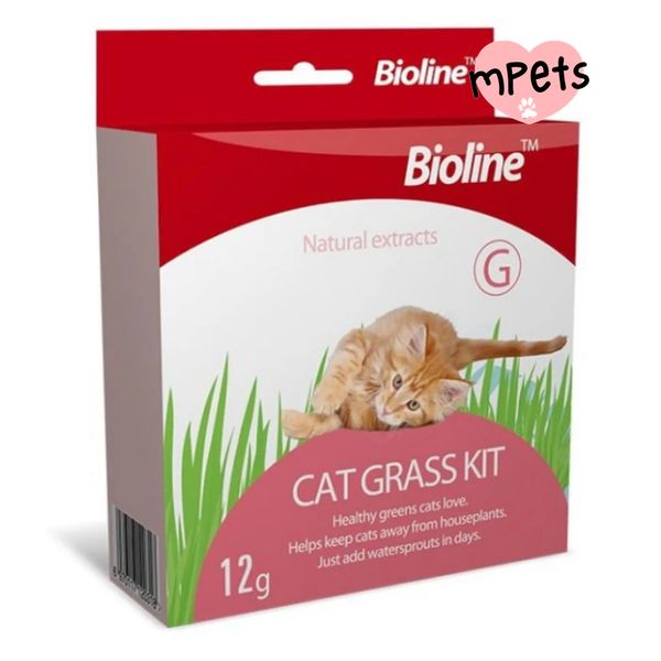 [mPets]Bioline Cat Grass Kit 12g[LOCAL SG DELIVERY]