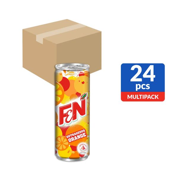 [mfoods] F&N Flavoured Can Drink Outrageous Orange 24 X 325ml (ctn) [LOCAL SG DELIVERY]