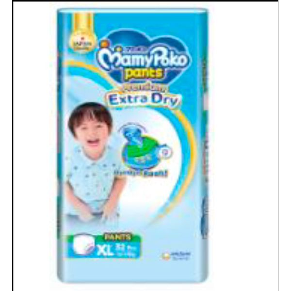 Mamy Poko Extra Dray Pants 26's Medium (7-12kg)/Large (9-14kg)/XLarge (12-17kg)/XXLarge (15-25kg) 26's/XXXLarge (18-35kg) –…
