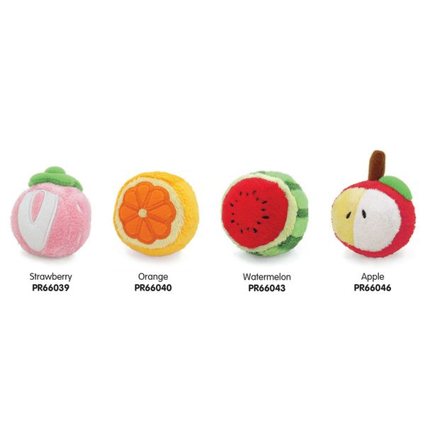 [mPets] Petz Route Dog Toys - Strawberry/Orange/Watermelon/Apple/Hippotamus/Apple/Elephant/Sheep [LOCAL SG DELIVERY]