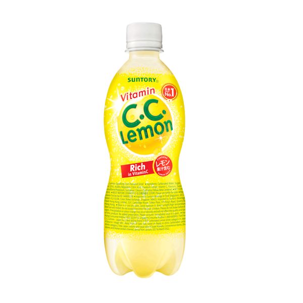 [mfoods] Suntory Vitamin C.C Lemon Drink 500ml x 24 bottles [LOCAL SG DELIVERY]