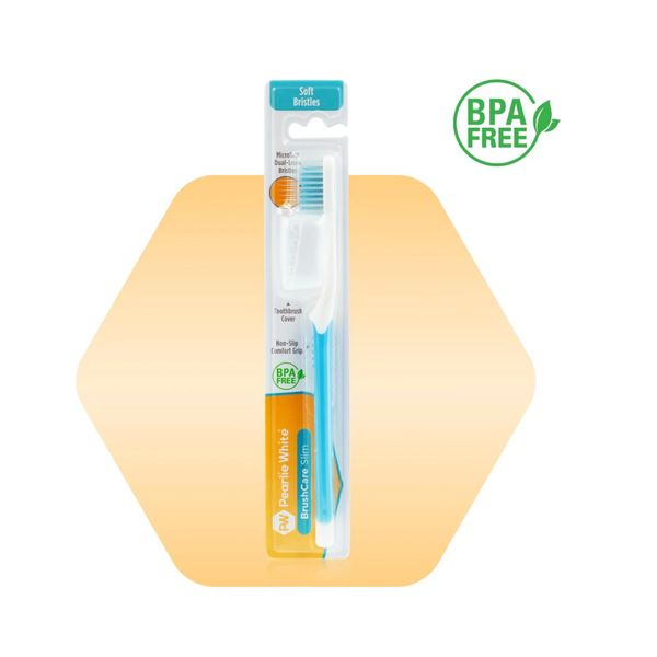 [mobileaid] Pearlie White BrushCare Slim Soft Toothbrush [LOCAL SG DELIVERY]