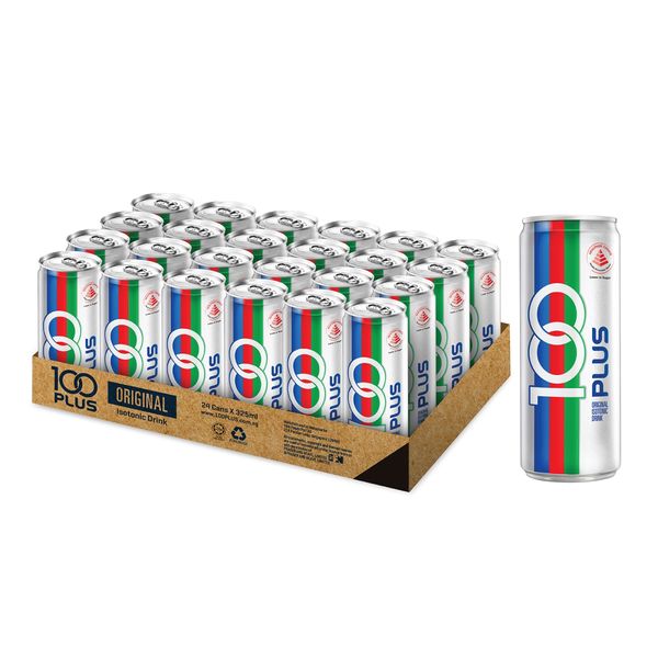 F&N 100 Plus Original 325ml x 24 cans