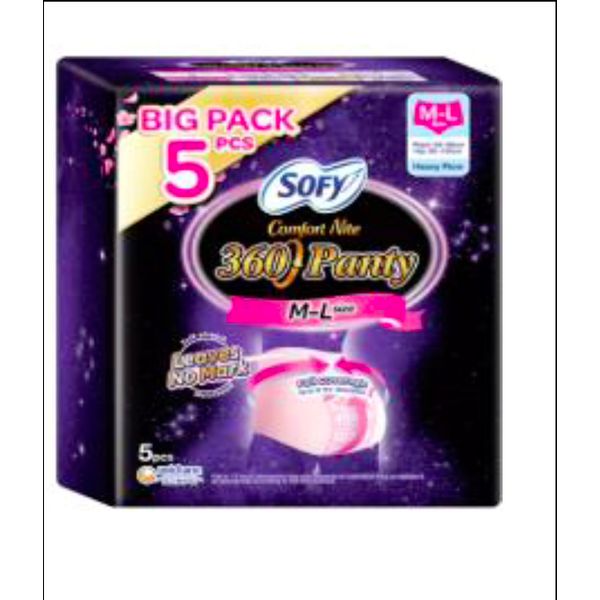 [mobileaid] Sofy Comfort Nite 360 Panty M-L/L-XL 5's [LOCAL SG DELIVERY]