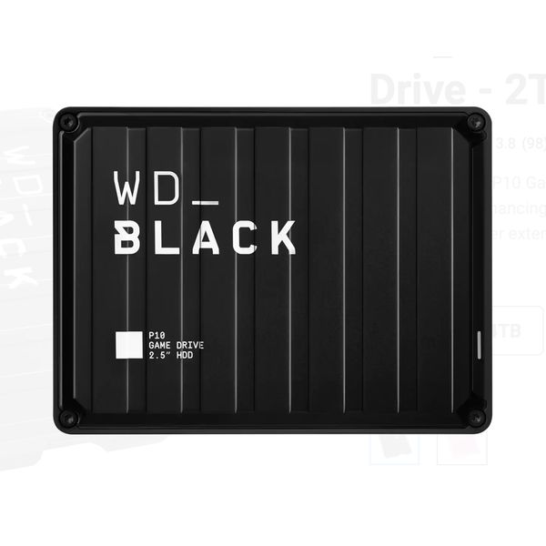 Western Digital Portable Hard Disk WD Black P10 Game Drive 2TB/4TB/5TB/6TB (USB 3.2 Gen 1) – view 2