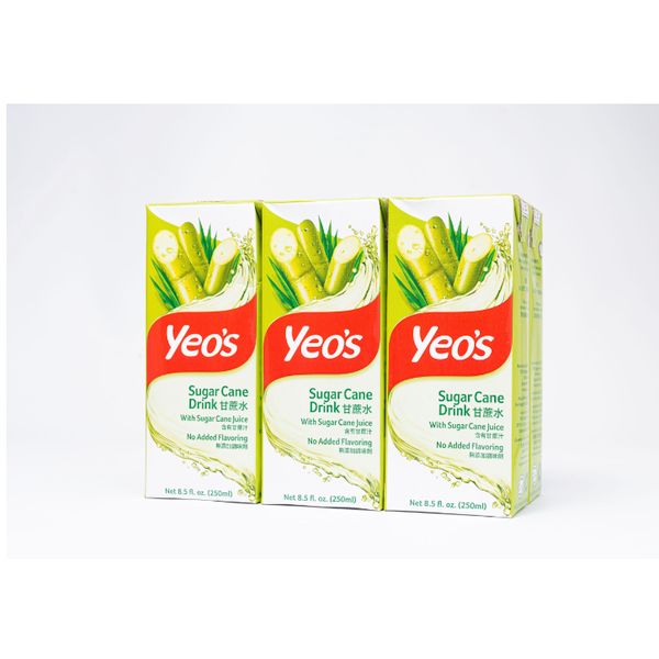 [mfoods] Bundle of 2 cartons Yeo's Packet Drinks - Sugar Cane Drink 250ml x 24 packets [LOCAL SG DELIVERY]