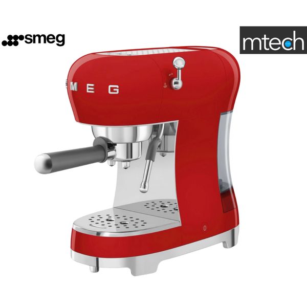 [mtech] Smeg ECF02UK Espresso Coffee Machine Pastel Green/White/Red/Cream/Pastel Blue/Black  [LOCAL WARRANTY]