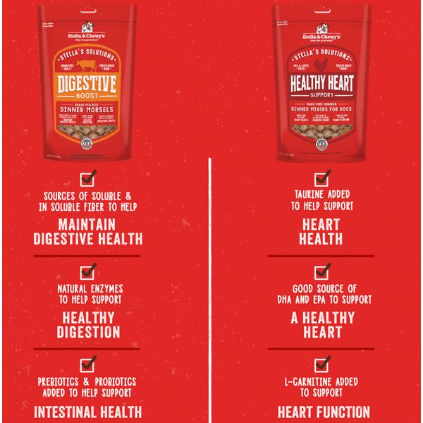 [mPets] Stella & Chewy's Dog Stella's Solution Meal Boosters - Available in 4.25 or 13oz packets* [LOCAL SG DELIVERY]