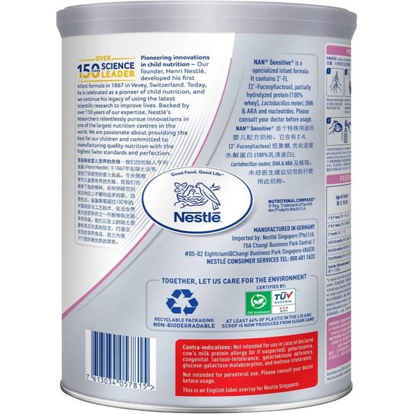 [mkids] Nestle NAN Expertpro Sensitive 800g for infants [LOCAL SG DELIVERY]