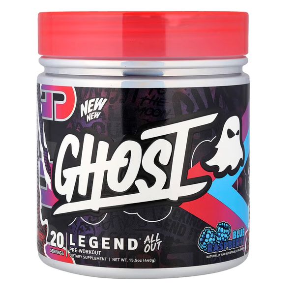 [mfoods] GHOST Legend All Out V2 Pre-Workout Powder, High-Stim, Energy Boost, Sugar-Free, Various Flavors, 20 Servings  [LOCAL SG DELIVERY]
