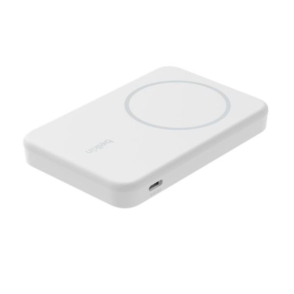 Belkin 5000mah - 15W Qi2 WIRELESS POWER BANK - BLACK/WHITE/BLUE – view 4