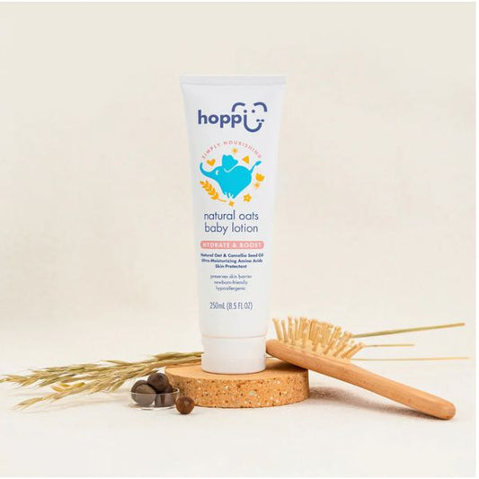 [mkids] hoppi Natural Oats Baby Lotion (250ml) [LOCAL SG DELIVERY]