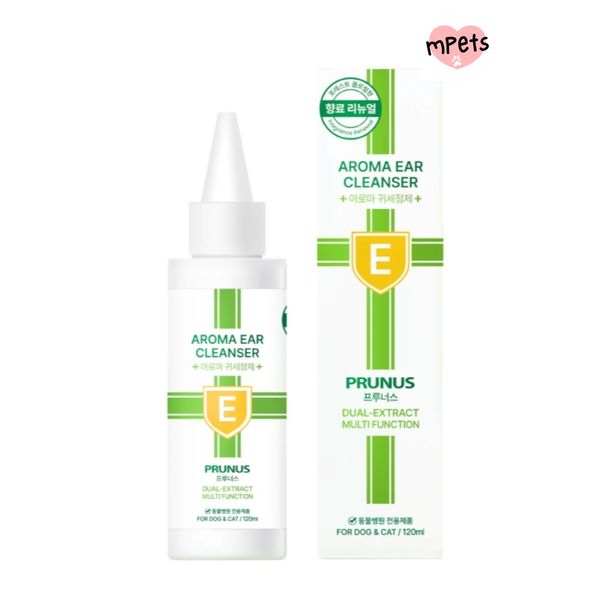 [mPets] Prunus Aroma Pet Ear Cleanser 120ml [LOCAL SG DELIVERY]