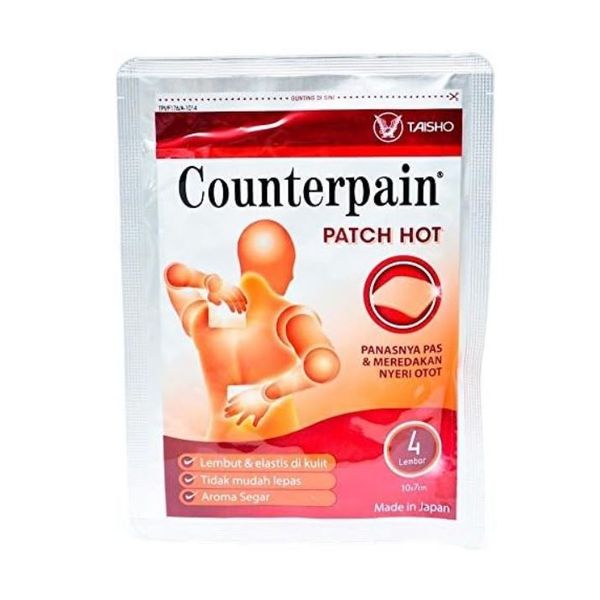 [mobileaid] Counterpain Patch HOT 4 Patches x 5 [LOCAL SG DELIVERY]