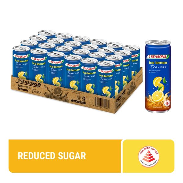 [mfoods] F&N Seasons Ice Lemon Tea 300ml x 24 cans [LOCAL SG DELIVERY]