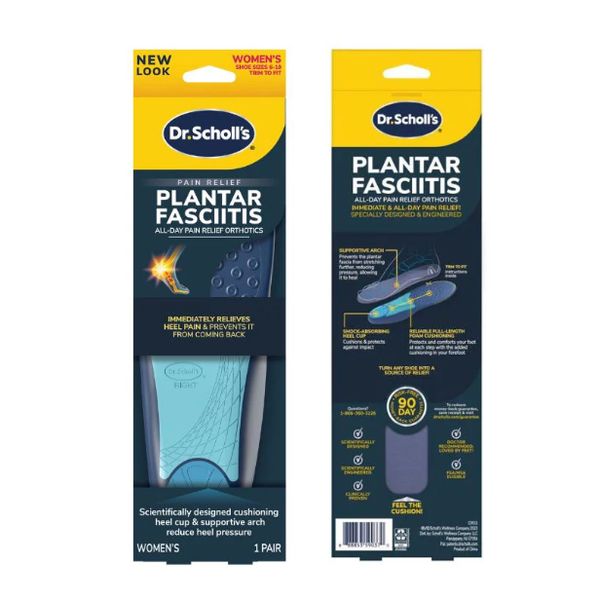 [mobileaid] Dr. Scholls Plantar Fasciitis All-Day Pain Relief Orthotics Women [LOCAL SG DELIVERY]