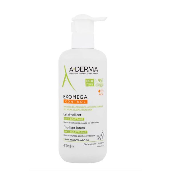[Dermaceutica] A-Derma Exomega Control Emollient Fragrance-free Anti-Scratching Lotion (Anti-Irritation) 400ml [LOCAL SG DELIVERY]