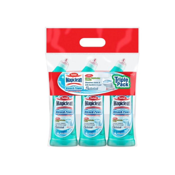 Magiclean Toilet Bleach Power Cleaner 3 x 500ml (Triple Pack) – view 2