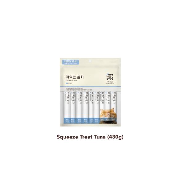[mPets] Bow Wow Squeeze Treat Salmon/Chicken/Tuna 480g (Cat Treats) [LOCAL SG DELIVERY]