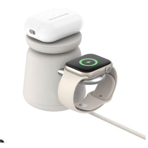 [mtech] Belkin 2-in-1 Wireless Charging Dock with Qi2 15W[LOCAL SG DELIVERY]