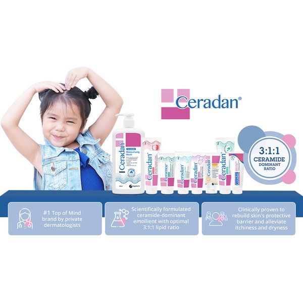 [Dermaceutica] Ceradan Advanced Moisturising Skin Barrier Cream (30g; 80g; 150g) [LOCAL SG DELIVERY]