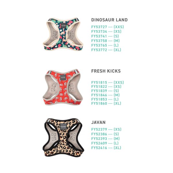 [mPets] FuzzYard XXS/XS/S/M/L/XL Step-In Harness for Pets [LOCAL SG DELIVERY]
