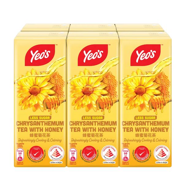 [mfoods] Bundle of 2 cartons Yeo's Packet Drinks - Chrysanthemum with Honey 250ml x 24 packets [LOCAL SG DELIVERY]