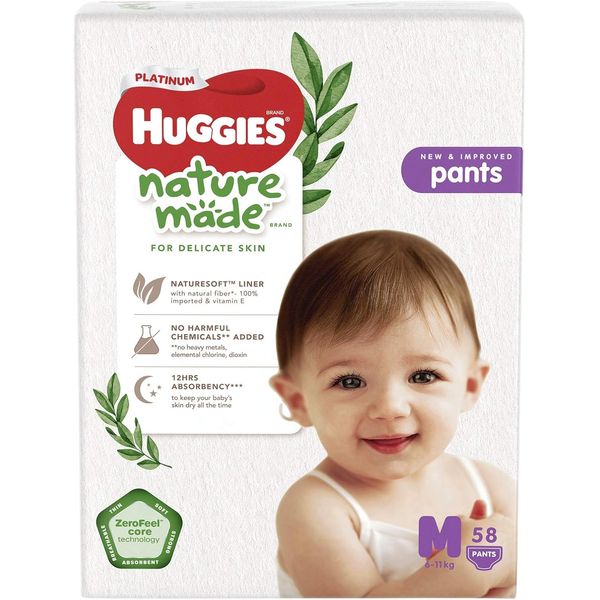 [mkids] Huggies Platinum Naturemade Pants (M/L/XL/XXL/XXXL) [LOCAL SG DELIVERY]