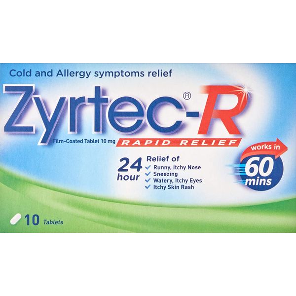 [mobileaid] Zyrtec Zyrtec-R 10 Tablets [LOCAL SG DELIVERY]