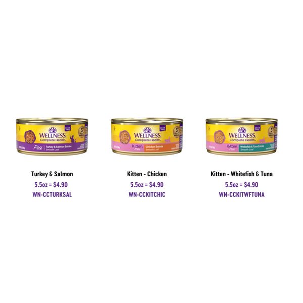 [mPets] Wellness Complete Health Wet Food (Gravies/Pate/Morsels & Sliced/Minced) for Cats [LOCAL SG DELIVERY]
