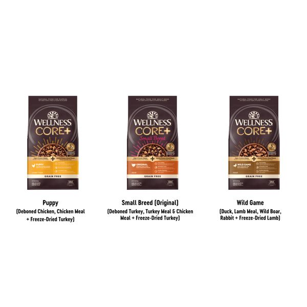 [mPets] Wellness RAWREV Dry Food + Freeze Dried Puppy/Small Breed (Original)/Wild Game/Original/Ocean [LOCAL SG DELIVERY]