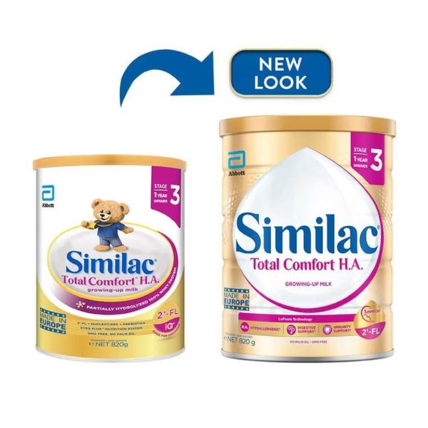 【mkids】【Abbott】Similac Total Comfort Growing up Formula Stage 3 820g (1YR+) 【LOCAL SG DELIVERY】