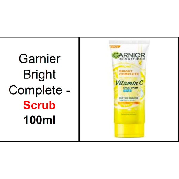 Garnier Bright Complete - Foam/Scrub/Super UV/Serum Cleanser 100ml – view 2