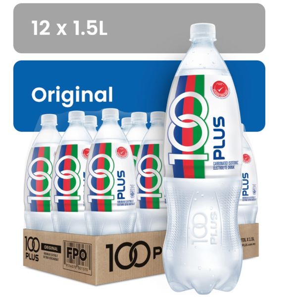 【mfoods】【F&N】100 Plus Original 1.5L x 12bottles【LOCAL SG DELIVERY】