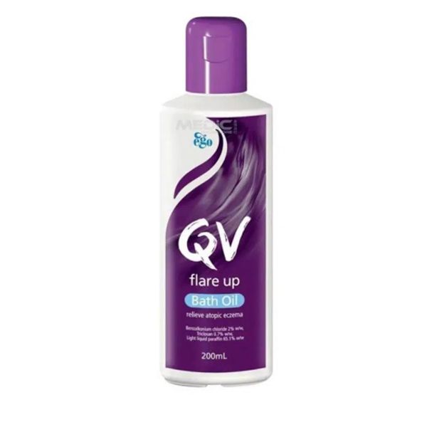 [Dermaceutica] Ego QV Flare Up Bath Oil 200ml [LOCAL SG DELIVERY]