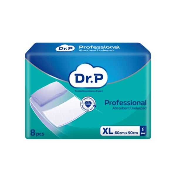 [mobileaid] Dr. P Underpad (XL) 60 X 90cm 8's per pack [LOCAL SG DELIVERY]