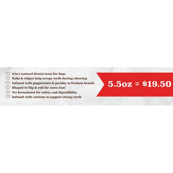 [mPets] Stella & Chewy's Dog Dental Delight - 4 Sizes Available: XS, S, M, L - (5.5 oz Bag) [LOCAL SG DELIVERY]