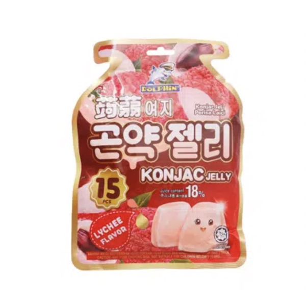 [mfoods] Captain Dolphin Lychee/Mango/Peach/Grape Konjac Jelly 20gm [LOCAL SG DELIVERY]