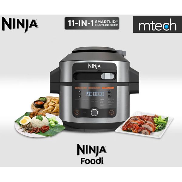 [mtech] Ninja Foodi Smart 11 in 1 Mutli Cooker with Smartlid OL550  [LOCAL WARRANTY]