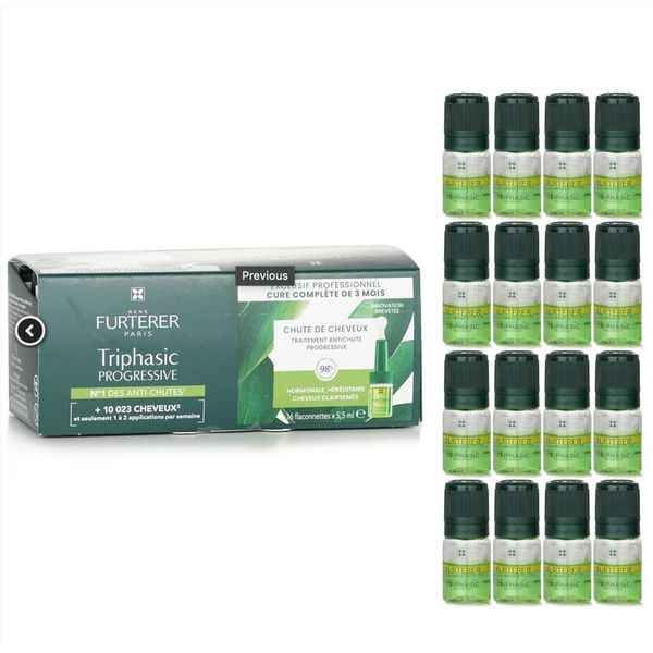 [Dermaceutica] Rene Furterer Triphasic Progressive Anti-hair Loss Treatment 16x5.5ml [LOCAL SG DELIVERY]