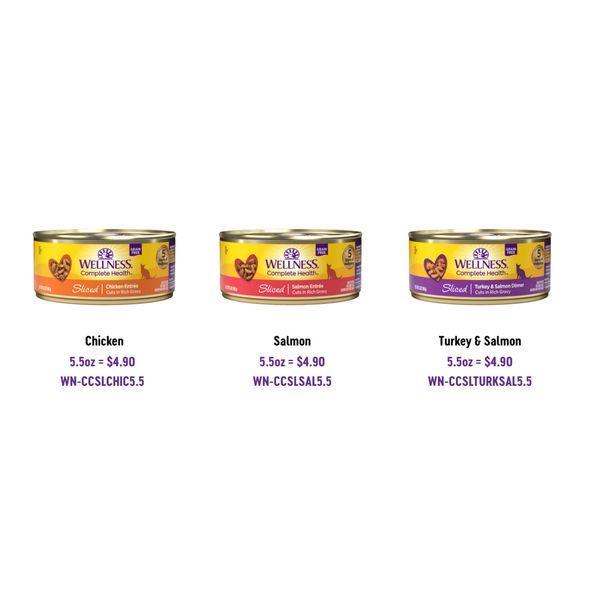 [mPets] Wellness Complete Health Wet Food (Gravies/Pate/Morsels & Sliced/Minced) for Cats [LOCAL SG DELIVERY]