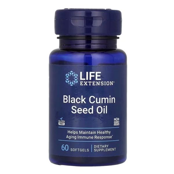 [mfoods] Life Extension, Black Cumin Seed Oil, Immune Support, 60 Softgels [LOCAL SG DELIVERY]