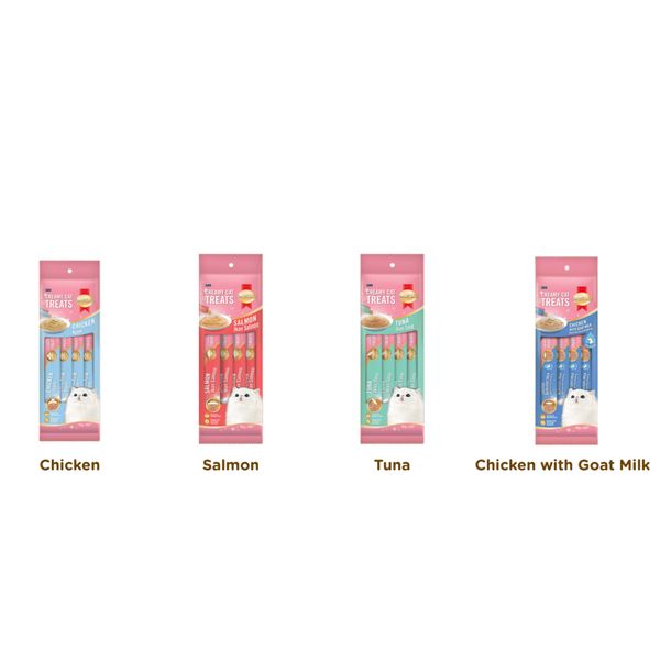 [mPets] SmartHeart Creamy Cat Treat 15g x 4 (per pack) [LOCAL SG DELIVERY]