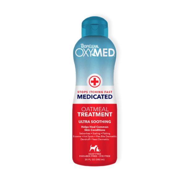 [mPets] TropiClean Oxymed Shampoo (20fl oz/ 1gal/ 7.4fl oz)* [LOCAL SG DELIVERY]