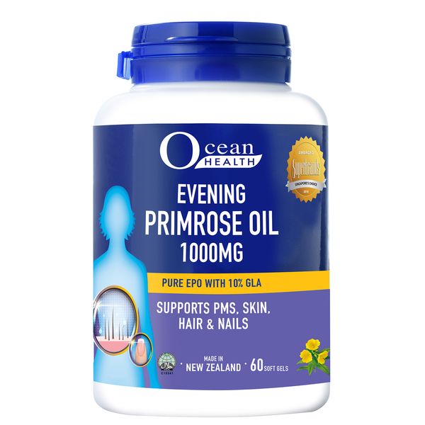 [mobileaid] Ocean Health Evening Primrose Oil 1000mg (60s) [LOCAL SG DELIVERY]