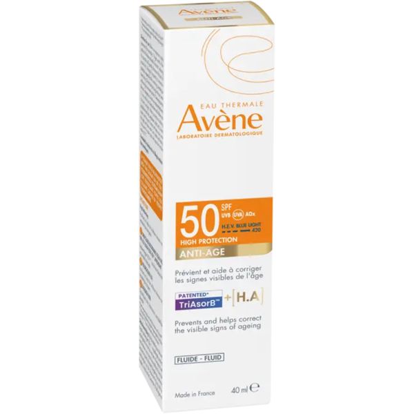 [Dermaceutica] Avene Anti-Aging Suncare SPF50+ Fluid 40ml [LOCAL SG DELIVERY]