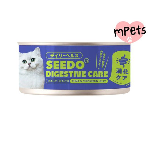[mPets] SEEDO D.H DIGESTIVE CARE TUNA&CHIC IN JELLY 80G  [LOCAL SG DELIVERY]