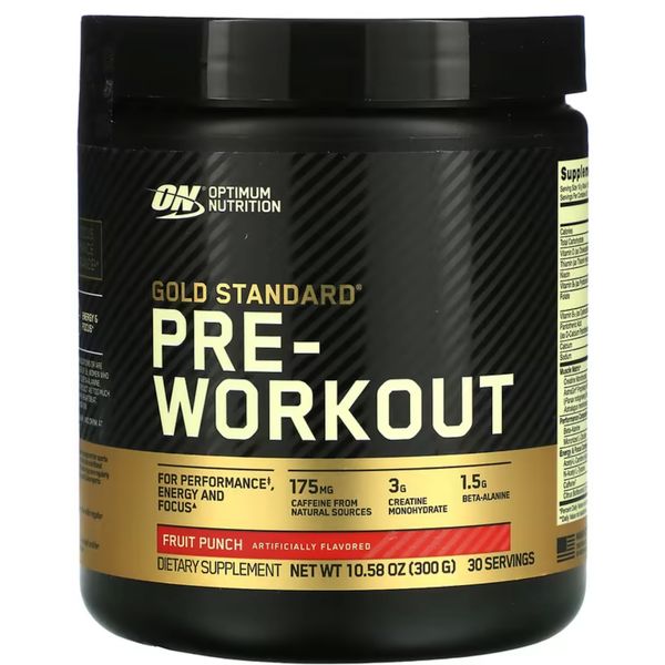 [mfoods] Optimum Nutrition Gold Standard Pre-Workout 300g [LOCAL SG DELIVERY]