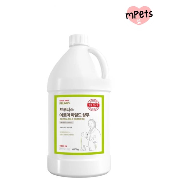 [mPets] PRUNUS AROMA MILD SHAMPOO 500G/4L