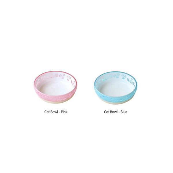 [mPets] Petz Route Cat Bowl - Pink (Mini/Small) OR Blue (Mini/Small) [LOCAL SG DELIVERY]